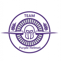 Team Purple Helmet
